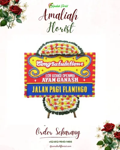Bunga Papan Congratulation di Gunturmekar